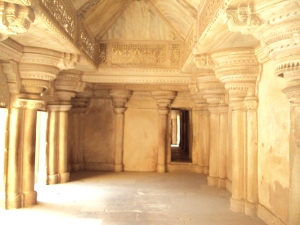 Ornate Interiors of Man Mandir - Southern Part